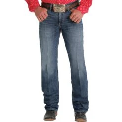 Cinch Men's Relaxed Fit Grant Bootcut Jeans -Western Cowboy Equipment Store cinch men s relaxed fit grant straight leg jeans