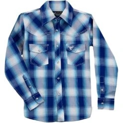 Cowboy Hardware Toddler Boys' Plaid Snap Shirt