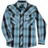 Cowboy Hardware Toddler Boys' Plaid Snap Shirt