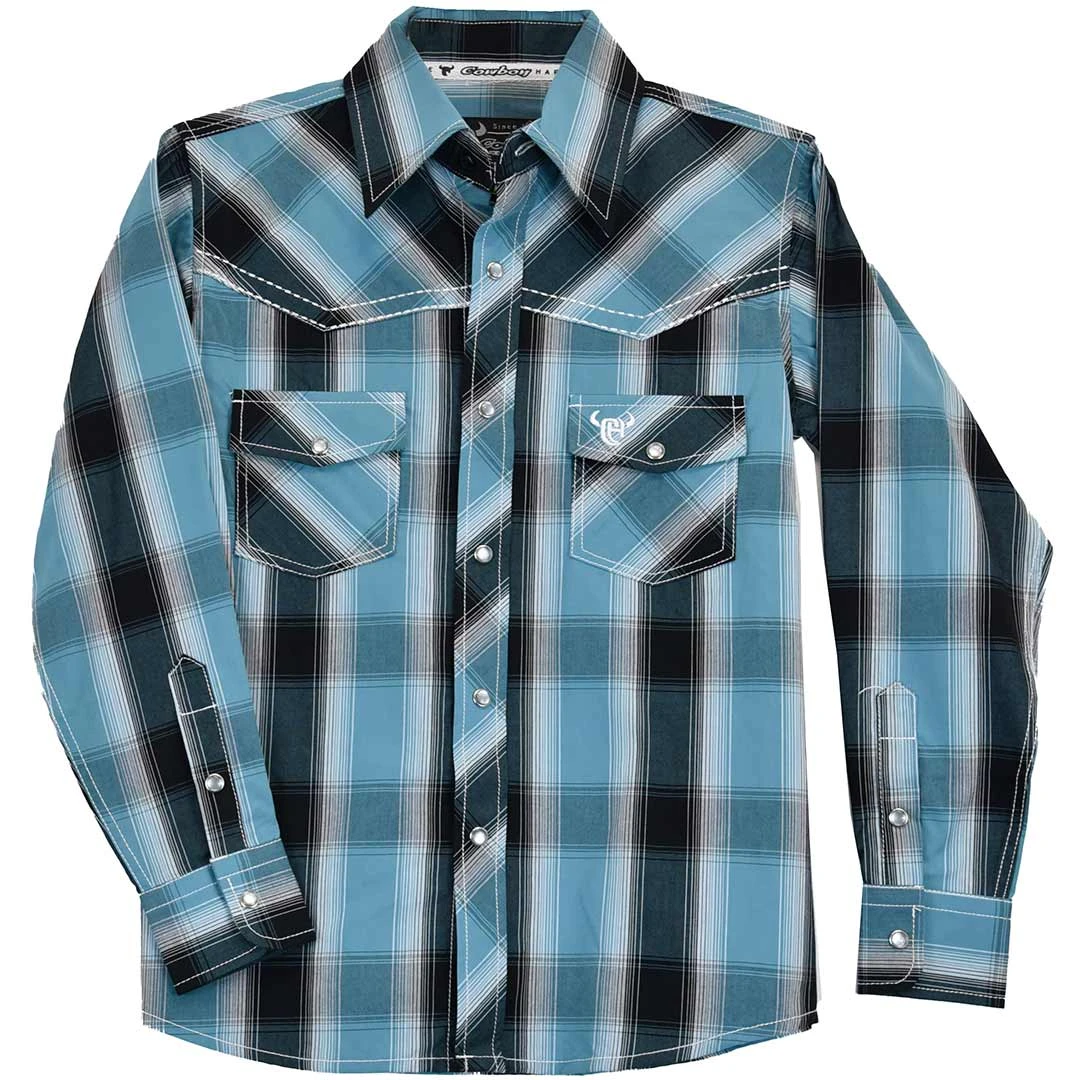 Cowboy Hardware Toddler Boys' Plaid Snap Shirt 1 Cowboy Hardware Toddler Boys' Plaid Snap Shirt