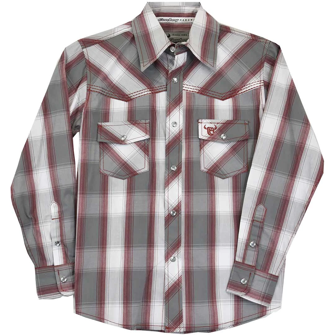 Cowboy Hardware Toddler Boys' Plaid Snap Shirt 1 Cowboy Hardware Toddler Boys' Plaid Snap Shirt