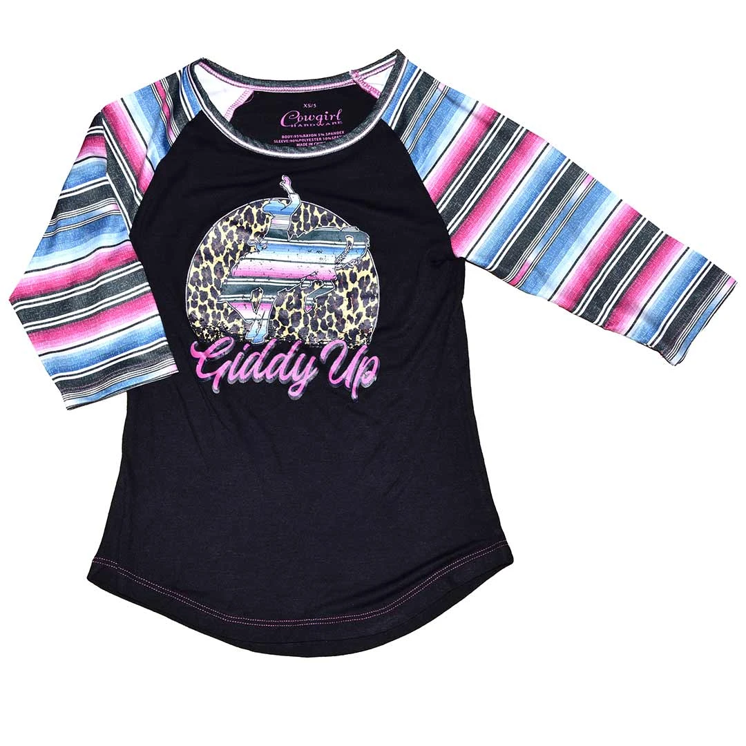 Cowgirl Hardware Girls' Giddy Up Graphic T-Shirt 1 Cowgirl Hardware Girls' Giddy Up Graphic T-Shirt