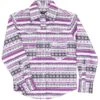 Cowgirl Hardware Toddler Girls' Southwest Print Snap Shirt