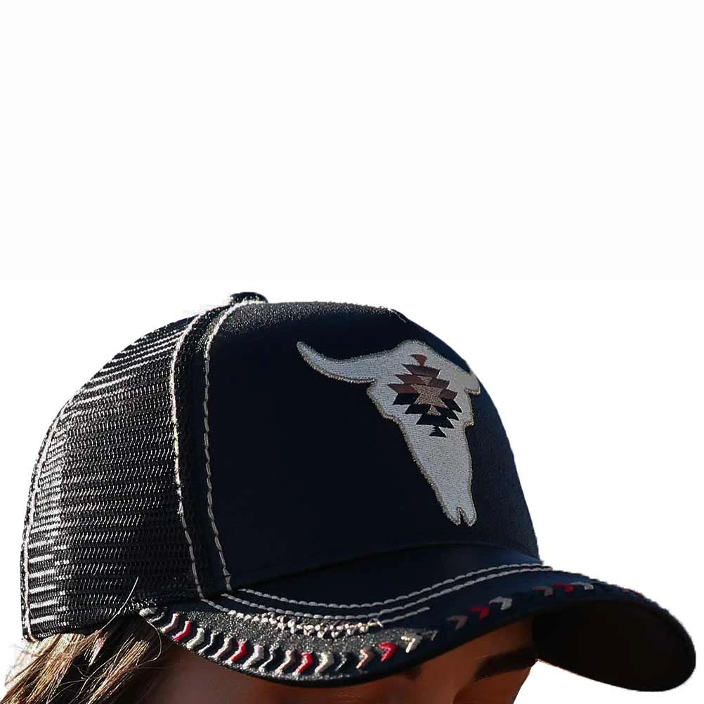 Cruel Denim Women's Longhorn Trucker Cap 1 Cruel Denim Women's Longhorn Trucker Cap