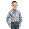Wrangler Boys' Riata Plaid Button-Down Shirt