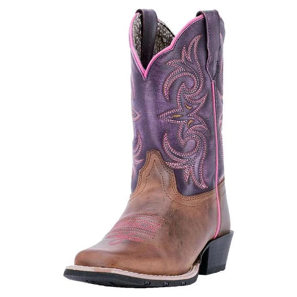 Dan Post Girls' Majesty Square Toe Cowgirl Boots 1 Dan Post Girls' Majesty Square Toe Cowgirl Boots