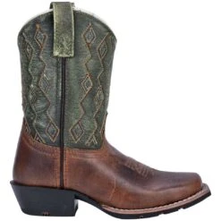 Dan Post Boys' Teddy Square Toe Cowboy Boots -Western Cowboy Equipment Store dnp DPC3946 2