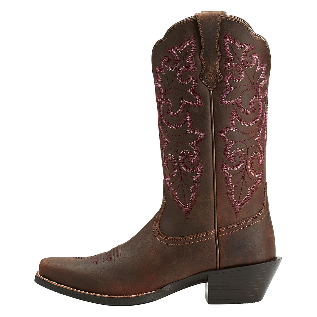 Ariat Women's Round Up Square Toe Cowgirl Boots 2 Ariat Women's Round Up Square Toe Cowgirl Boots - Image 2