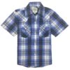 Ely Cattleman Boys' Plaid Snap Shirt
