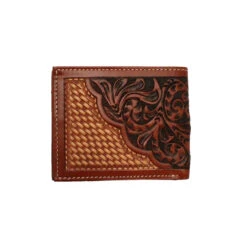 Ranger Belt Co. Men's Vine Basketweave Leather Bi-Fold Wallet -Western Cowboy Equipment Store f6ef9fc5fbc43a44ad6c5c9b197abc4a