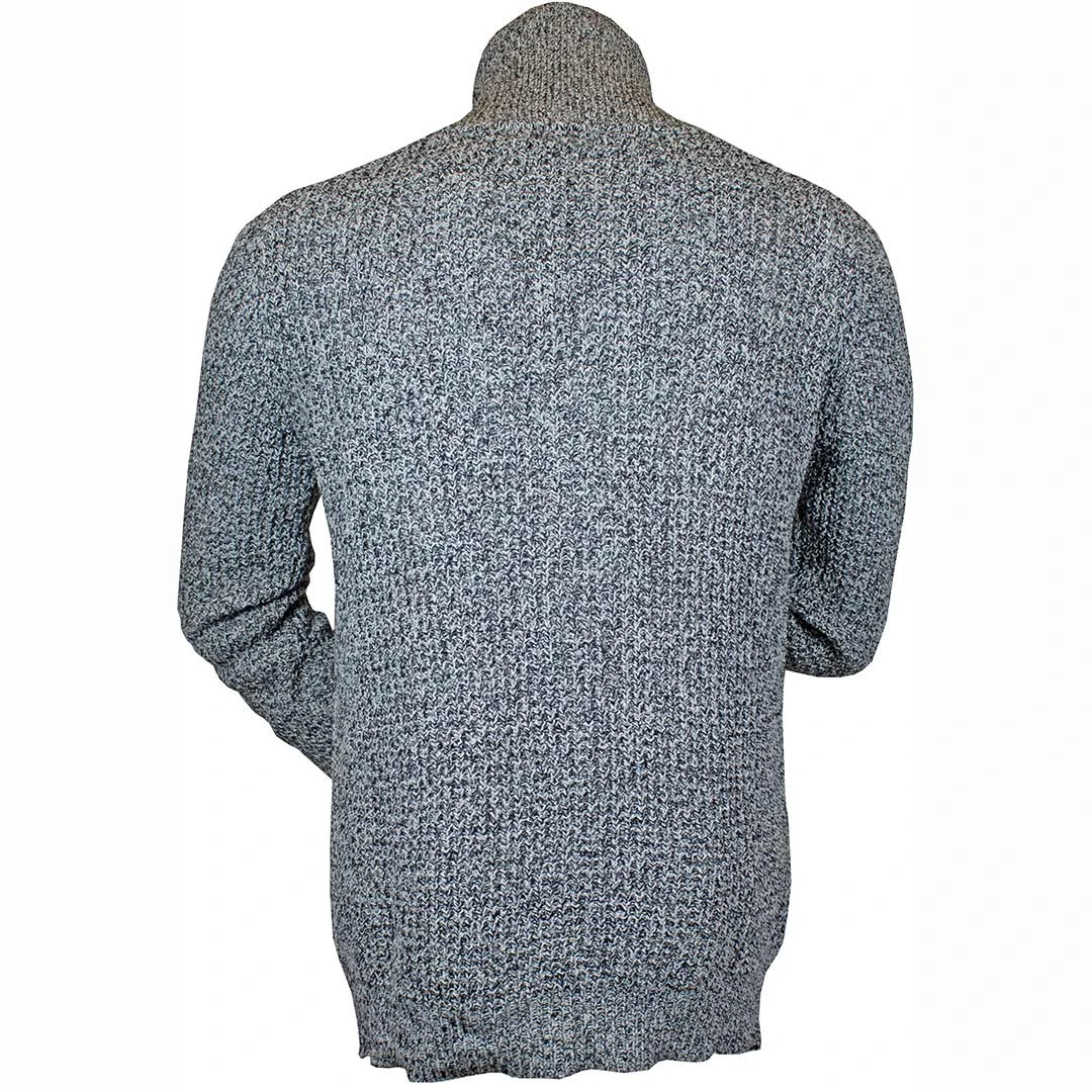 Hedge Men's Cable Knit Button-Up Sweater 2 Hedge Men's Cable Knit Button-Up Sweater - Image 2