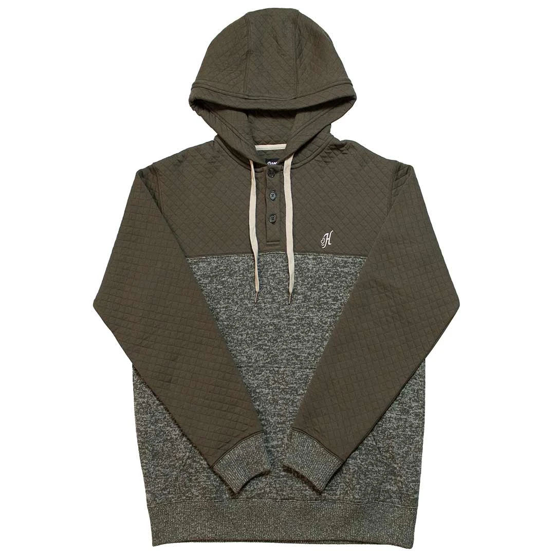 Hooey Brands Men's Jimmy Quilted Texture Hoodie 1 Hooey Brands Men's Jimmy Quilted Texture Hoodie