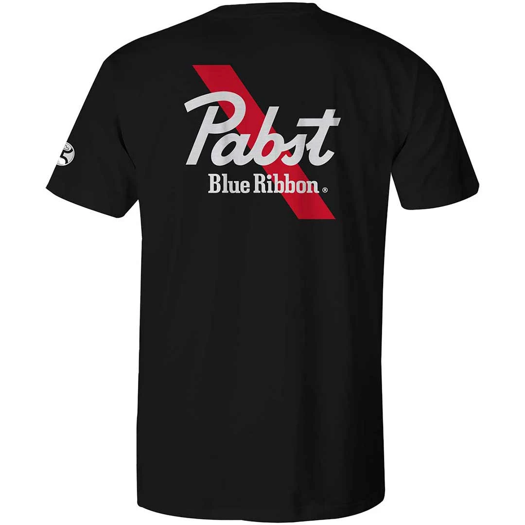 Hooey Brands Men's Pabst Blue Ribbon Logo Graphic T-Shirt 1 Hooey Brands Men's Pabst Blue Ribbon Logo Graphic T-Shirt