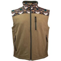 Hooey Men's Aztec Detail Softshell Vest