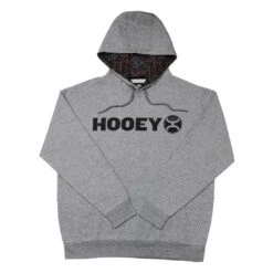 Hooey Men's Lock-Up Logo Pullover Hoodie