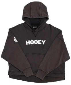Hooey Women's Roomy Cropped Logo Hoodie