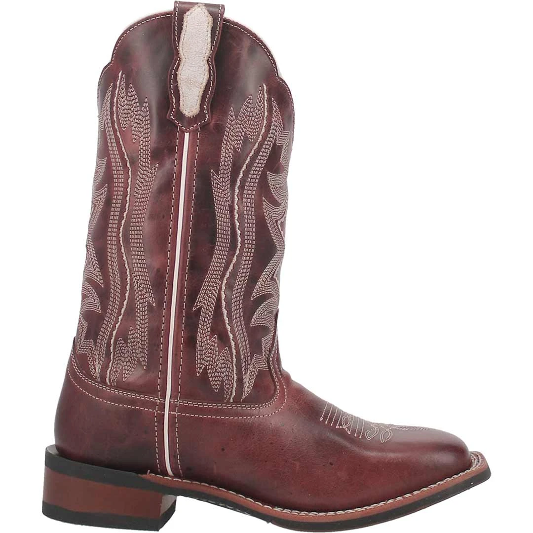 Laredo Women's Willa Leather Cowgirl Boots 4 Laredo Women's Willa Leather Cowgirl Boots - Image 4