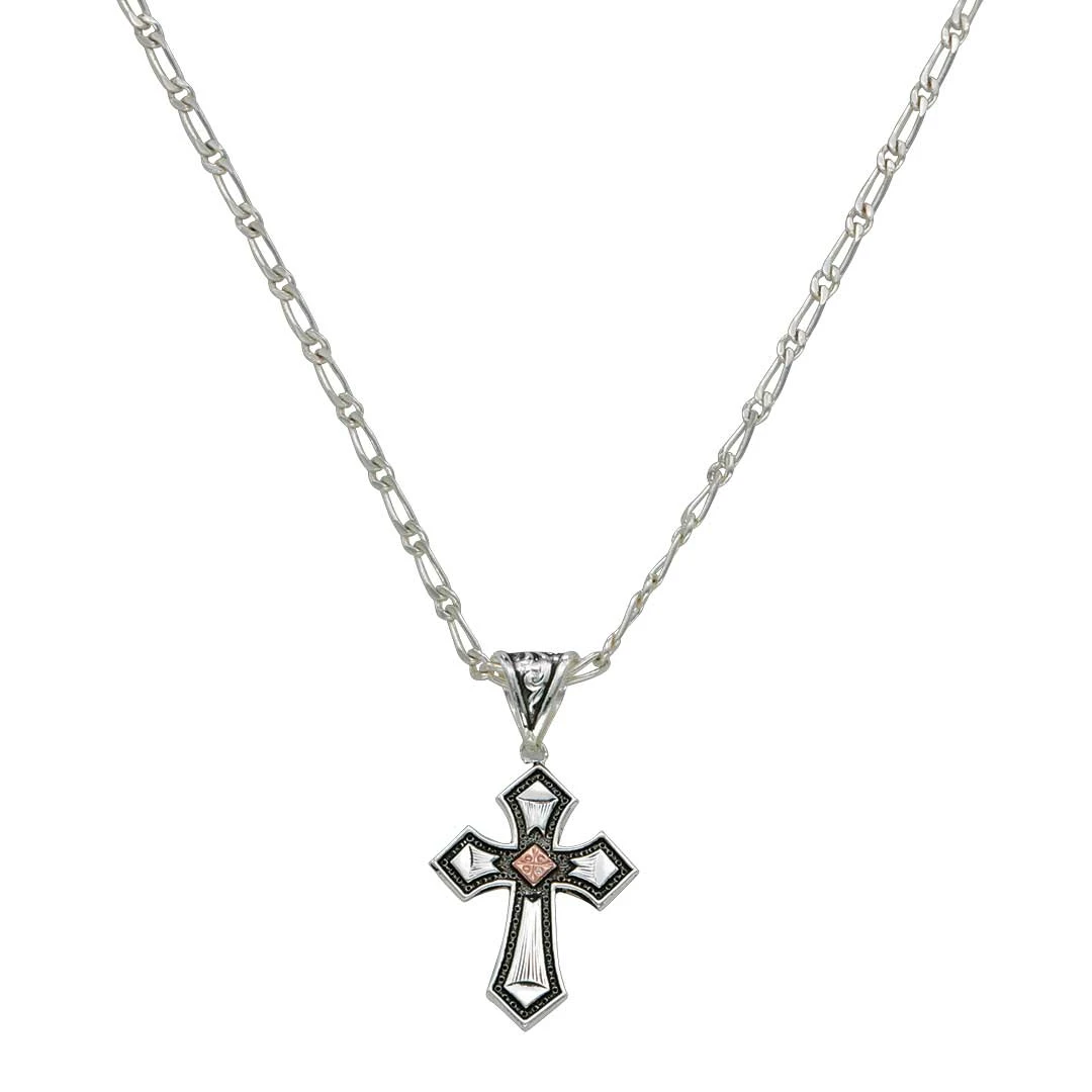 Montana Silversmiths Antique Copper Cross Necklace 1 Montana Silversmiths Antique Copper Cross Necklace