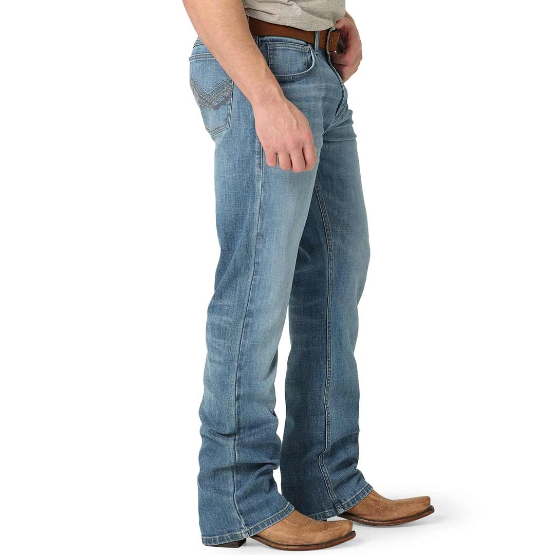 Wrangler Men's 20X No. 42 Vintage Slim Fit Bootcut Jeans 2 Wrangler Men's 20X No. 42 Vintage Slim Fit Bootcut Jeans - Image 2