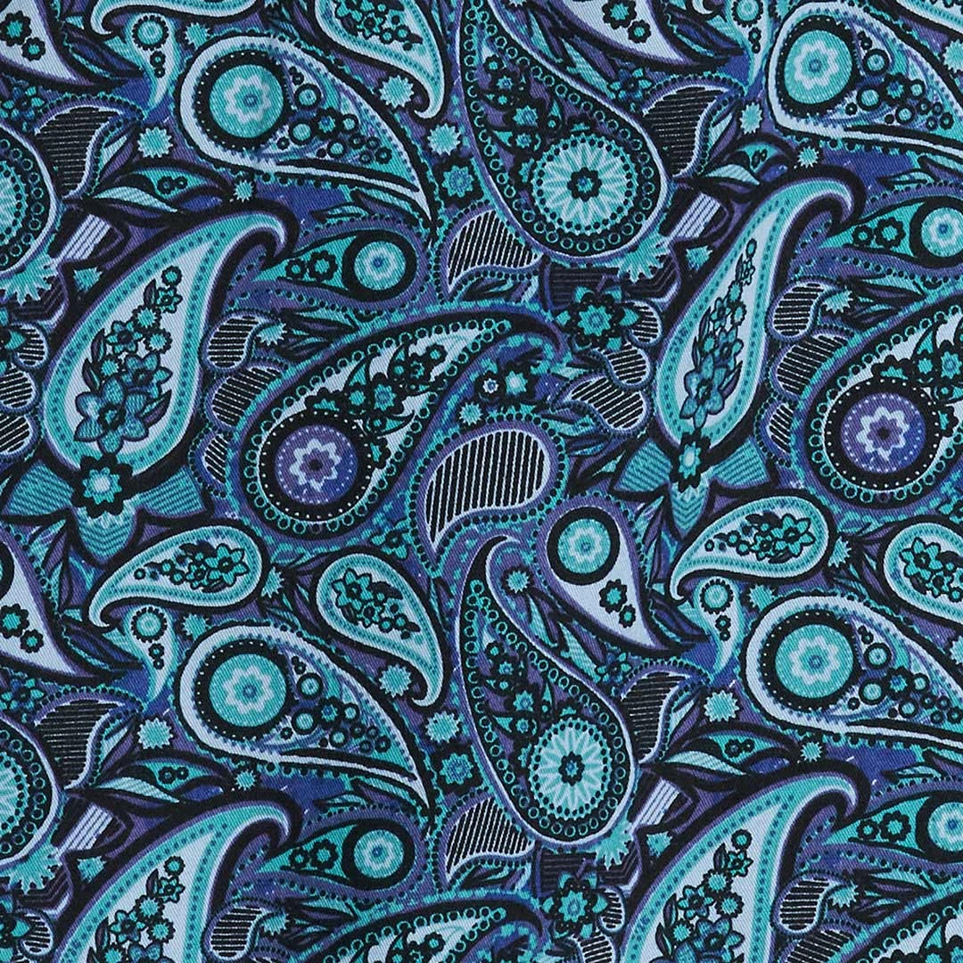 Wrangler Men's Rock 47 Paisley Print Snap Shirt 6 Wrangler Men's Rock 47 Paisley Print Snap Shirt - Image 6