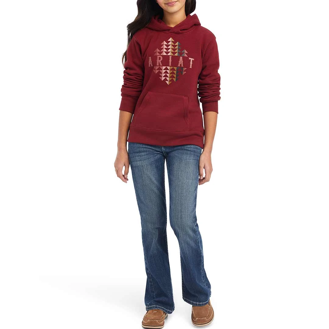 Ariat Girls' REAL Beartooth Hoodie 4 Ariat Girls' REAL Beartooth Hoodie - Image 4