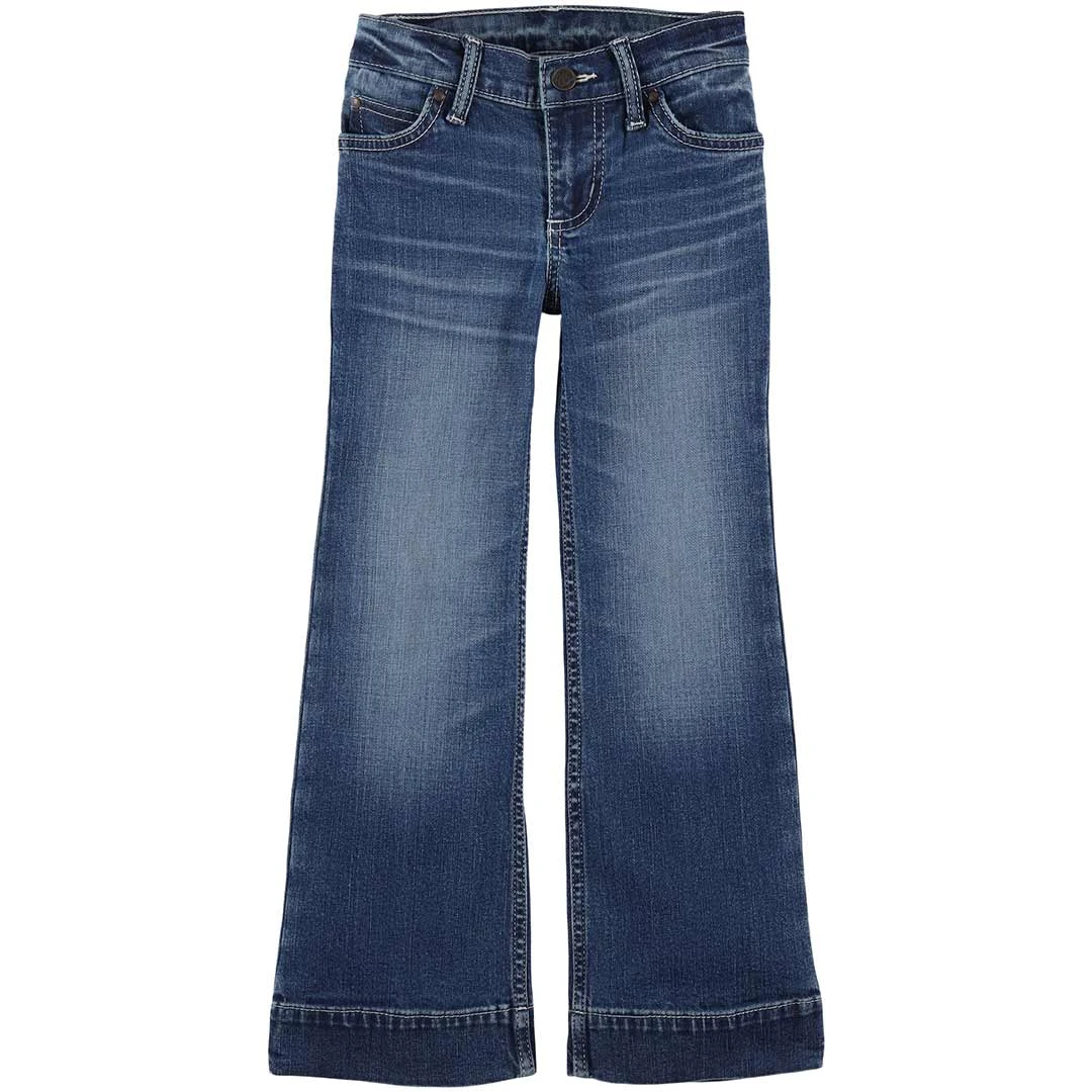 Wrangler Girls' Wide Leg Trouser Jeans 2 Wrangler Girls' Wide Leg Trouser Jeans - Image 2
