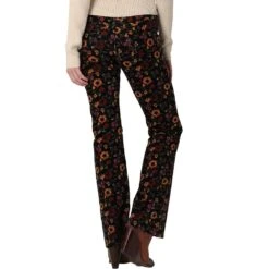 Wrangler Women's Fierce Flare Floral Print Corduroy Jeans -Western Cowboy Equipment Store img14422 wrangler women s fierce flare floral print corduroy jeans