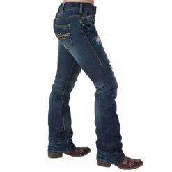 Cowgirl Tuff Women's Tear It Up Bootcut Jeans -Western Cowboy Equipment Store img15368 cowgirl tuff women s tear it up bootcut jeans