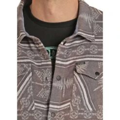 Rock & Roll Cowboy Men's Aztec Shirt Jacket -Western Cowboy Equipment Store img15516 rock roll cowboy men s aztec shirt jacket