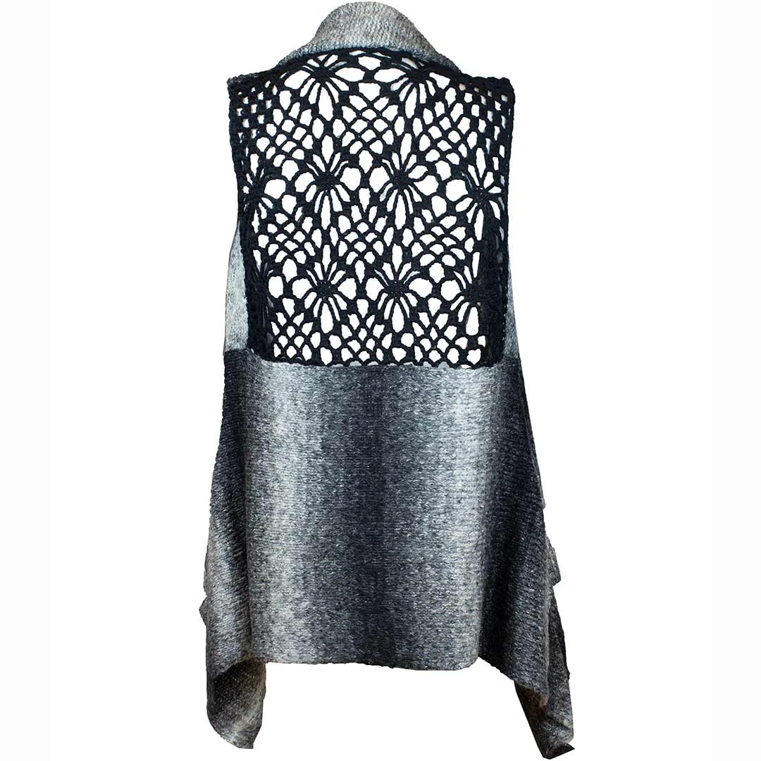 Papa Fashions Women's Crochet Back Vest 2 Papa Fashions Women's Crochet Back Vest - Image 2