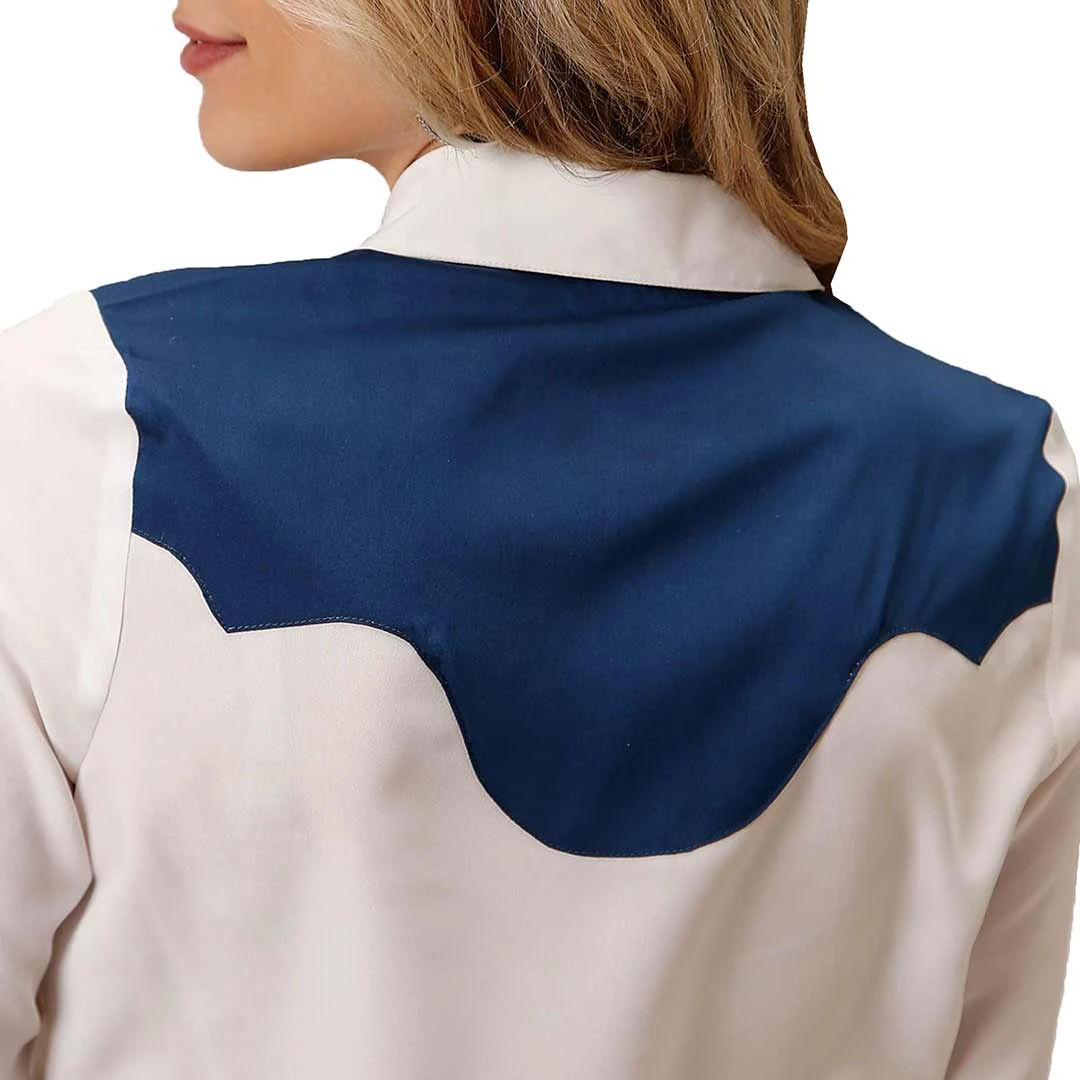 Roper Women's Contrast Fancy Yoke Snap Shirt 2 Roper Women's Contrast Fancy Yoke Snap Shirt - Image 2