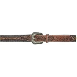 AndWest Men's Center Stitched With Tooled Billets Belt -Western Cowboy Equipment Store img16947 andwest men s center stitched with tooled billets belt