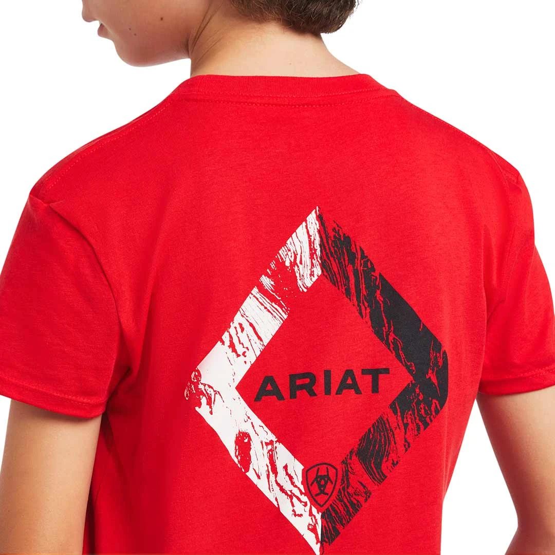 Ariat Boys' Diamond Wood Graphic T-Shirt 3 Ariat Boys' Diamond Wood Graphic T-Shirt - Image 3