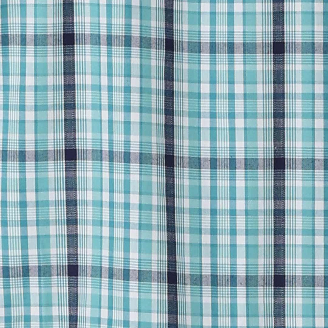 Wrangler Men's Silver Edition Classic Fit Plaid Snap Shirt 4 Wrangler Men's Silver Edition Classic Fit Plaid Snap Shirt - Image 4