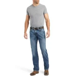 Ariat Men's M5 Bauer Straight Leg Jeans -Western Cowboy Equipment Store img17684 ariat men s m5 bauer straight leg jeans