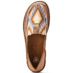 Ariat Women's Aztec Print Cruiser Slip-On Shoes -Western Cowboy Equipment Store img19558 ariat women s aztec print cruiser slip on shoes