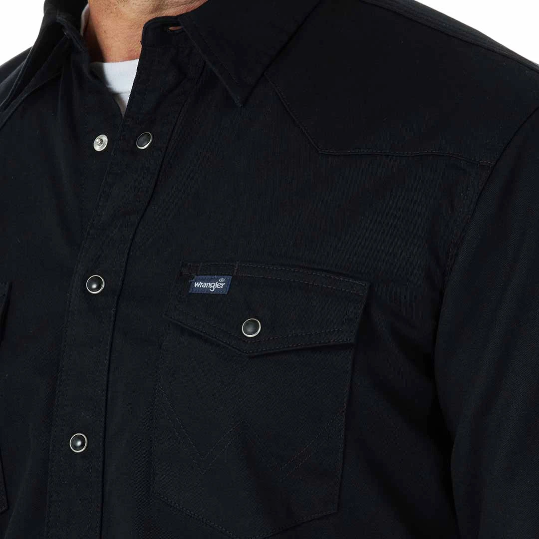 Wrangler Men's Flannel Lined Work Shirt 4 Wrangler Men's Flannel Lined Work Shirt - Image 4