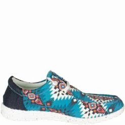 Roper Women's Aztec Canvas Slip-On Shoes -Western Cowboy Equipment Store img20678 roper women s aztec canvas slip on shoes