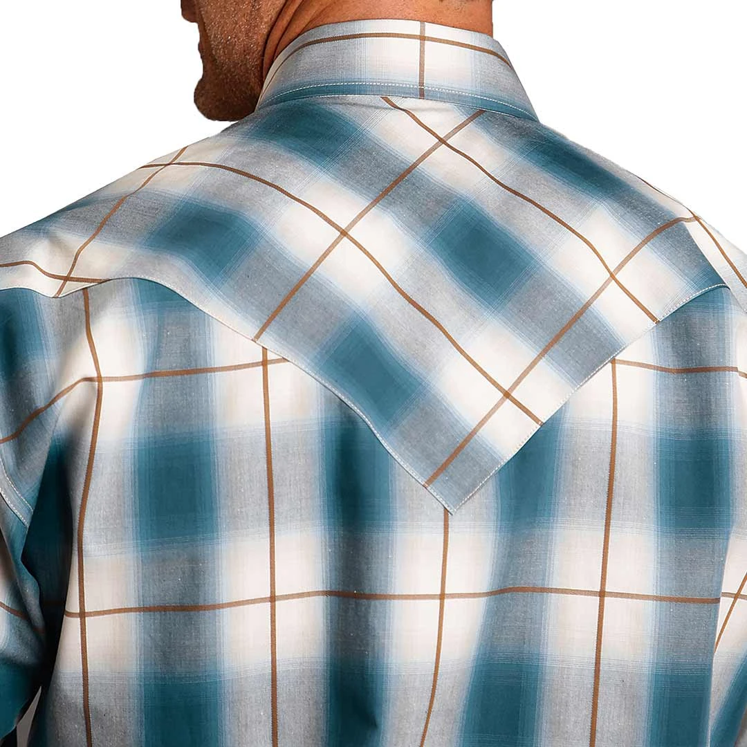Stetson Men's Plaid Print Snap Shirt 2 Stetson Men's Plaid Print Snap Shirt - Image 2