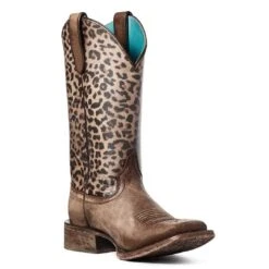 Ariat Women's Circuit Savanna Leopard Print Cowgirl Boots -Western Cowboy Equipment Store img21278 ariat women s circuit savanna leopard print cowgirl boots