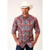 Roper Men's Plaid Snap Shirt