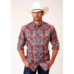 Roper Men's Plaid Snap Shirt
