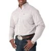 Wrangler Men's George Strait Diamond Print Button-Down Shirt