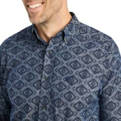 Ariat Men's Keanu Classic Fit Button-Down Shirt -Western Cowboy Equipment Store img23389 ariat men s keanu classic fit button down shirt