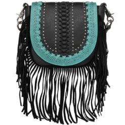 Montana West Leather Fringe Crossbody