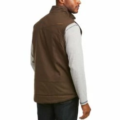 Ariat Men's Rebar Washed DuraCanvas Insulated Vest -Western Cowboy Equipment Store img24878 ariat men s rebar washed duracanvas insulated vest
