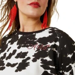 Ariat Women's Real Hide Crew Sweatshirt 6 Ariat Women's Real Hide Crew Sweatshirt -Western Cowboy Equipment Store img28706 ariat women s real hide crew sweatshirt