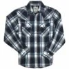 Ely Cattleman Boys' Plaid Snap Shirt