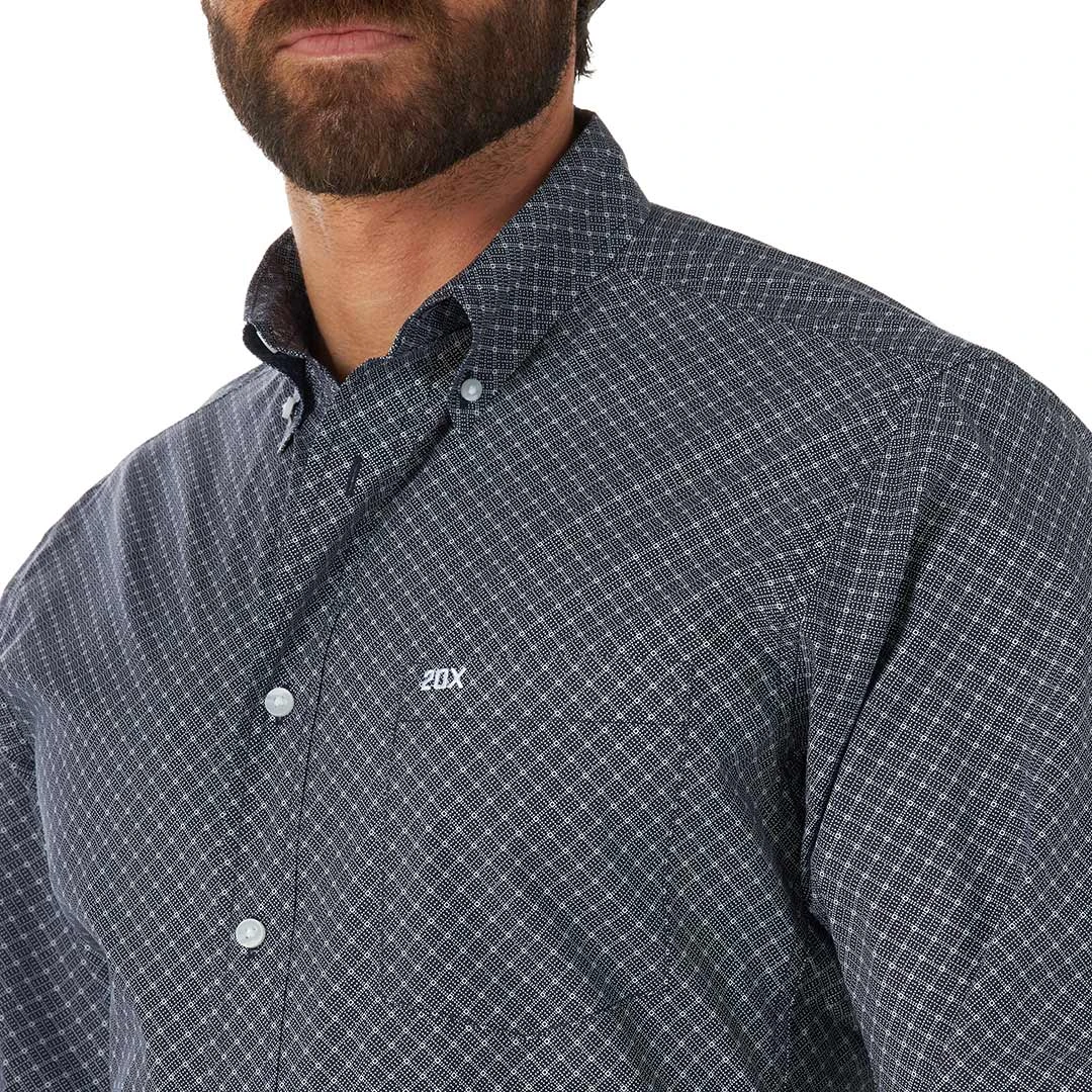 Wrangler Men's 20X Competition Button-Down Print Shirt 2 Wrangler Men's 20X Competition Button-Down Print Shirt - Image 2