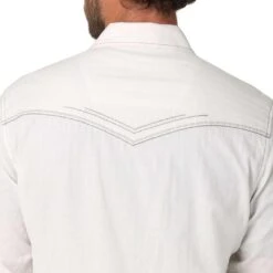 Wrangler Men's Rock 47 Embroidered Yoke Snap Shirt -Western Cowboy Equipment Store img30215 wrangler men s rock 47 embroidered yoke snap shirt